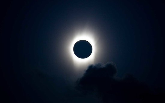 Total Solar Eclipse at 21 July 2009, Aitutaki Atoll, Cook Islands
